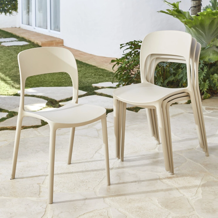 Temple & Webster Everly UV-Stabilised Outdoor Dining Chairs