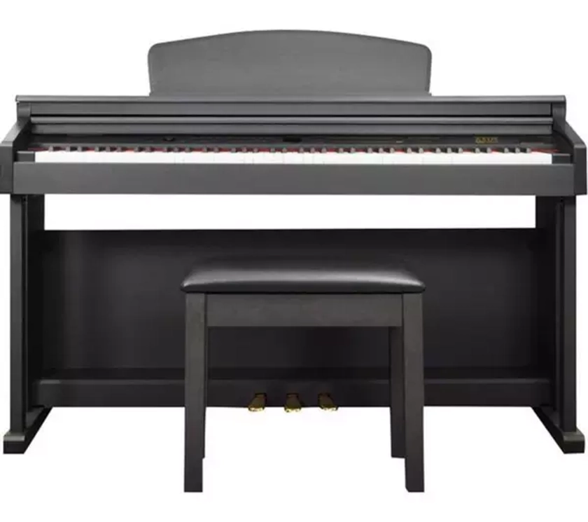 AXUS D2 Digital Piano with Bench - Black