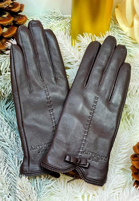 Gants en cuir