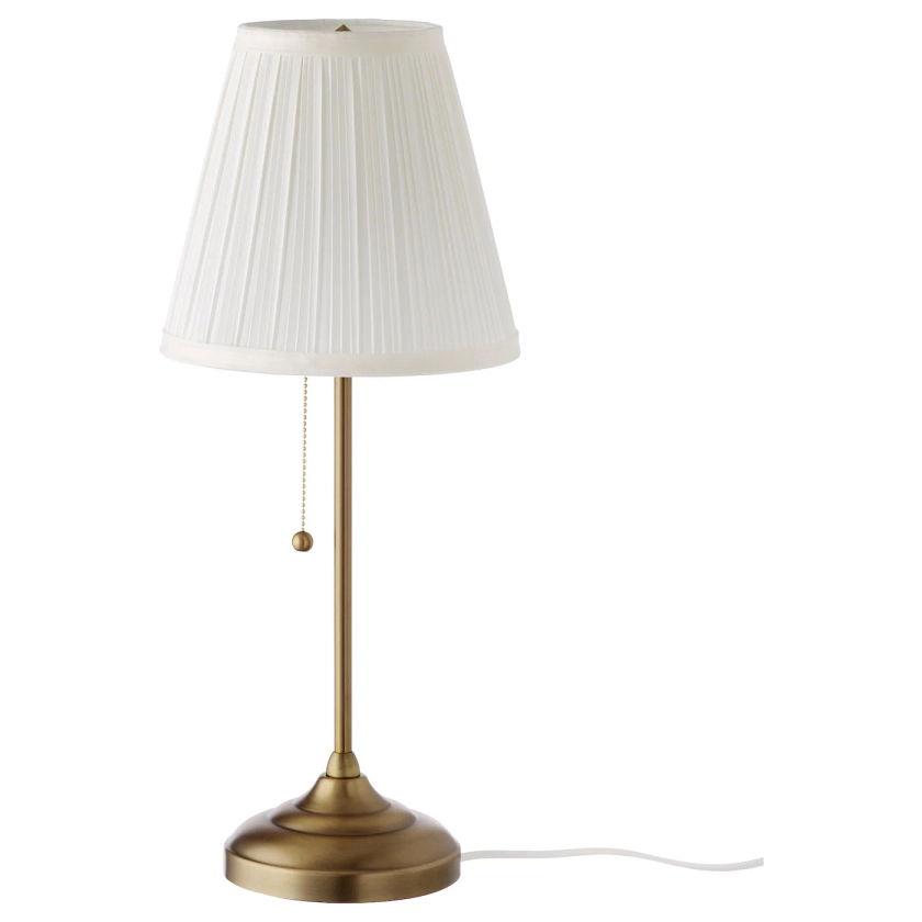 ÅRSTID Lampe de table, laiton, blanc - IKEA Belgique
