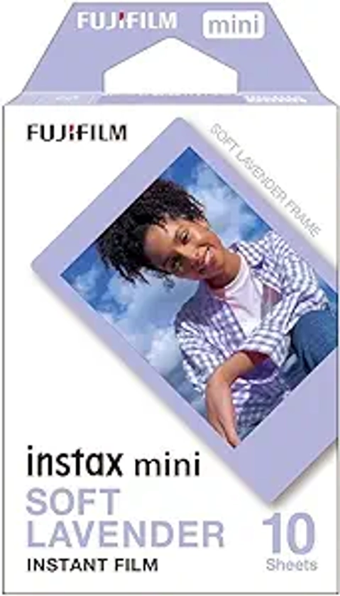 Fujifilm Instax Mini Soft Lavender Instant Film - 10 Exposures