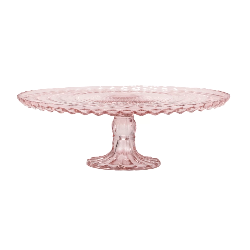 House of Hampton® Philips Rochester Footed Glass Cake Stand | Wayfair