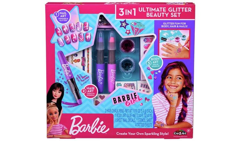 Barbie 3 in 1 Ultimate Glitter Beauty Set