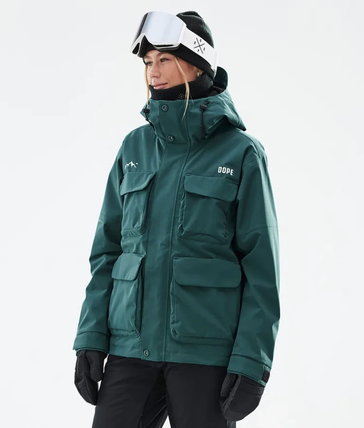 Dope Zenith W Veste de Ski Femme Bottle Green - Vert | Dopesnow FR