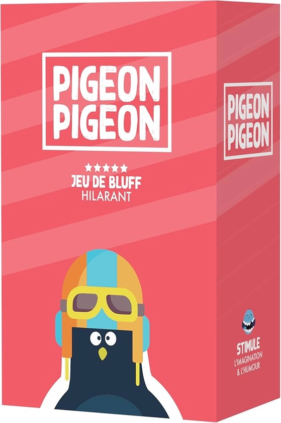 Pigeon Pigeon - Jeu de Société ambiance, bluff, créativité, soirée - de 2 à 10 joueurs - Jeu fabriqué en France