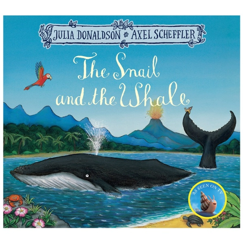 The Snail and the Whale Paperback Book by Julia Donaldson and Axel Scheffler | Smyths Toys UK