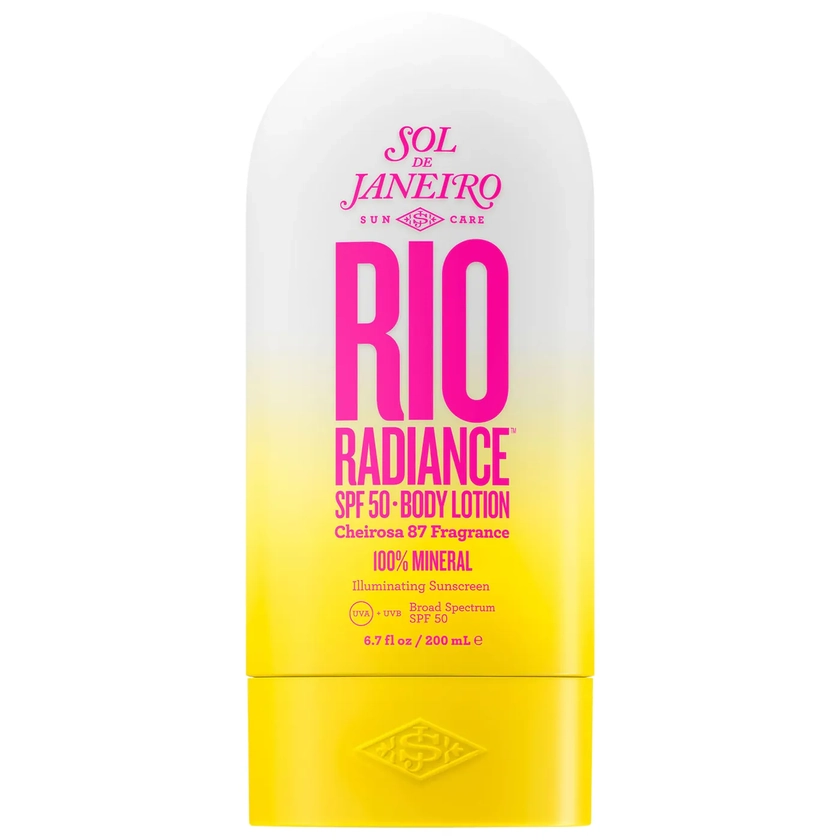 Sol de Janeiro Rio Radiance™ SPF 50 Mineral Body Lotion Sunscreen with Niacinamide, 6.7 oz | 200 mL - London Loves Beauty