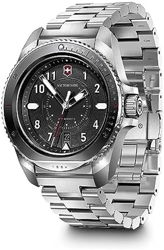 Victorinox Reloj Journey 1884, Caballero, Brazalete, Negro