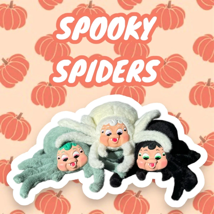 🕷️SPOOKY SPIDERS🕷️ (🌟 SPIDER COLOR🌟: 🎨 BLACK🎨)