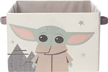 Lambs & Ivy Star Wars The Child Foldable Storage - Gray, Star Wars