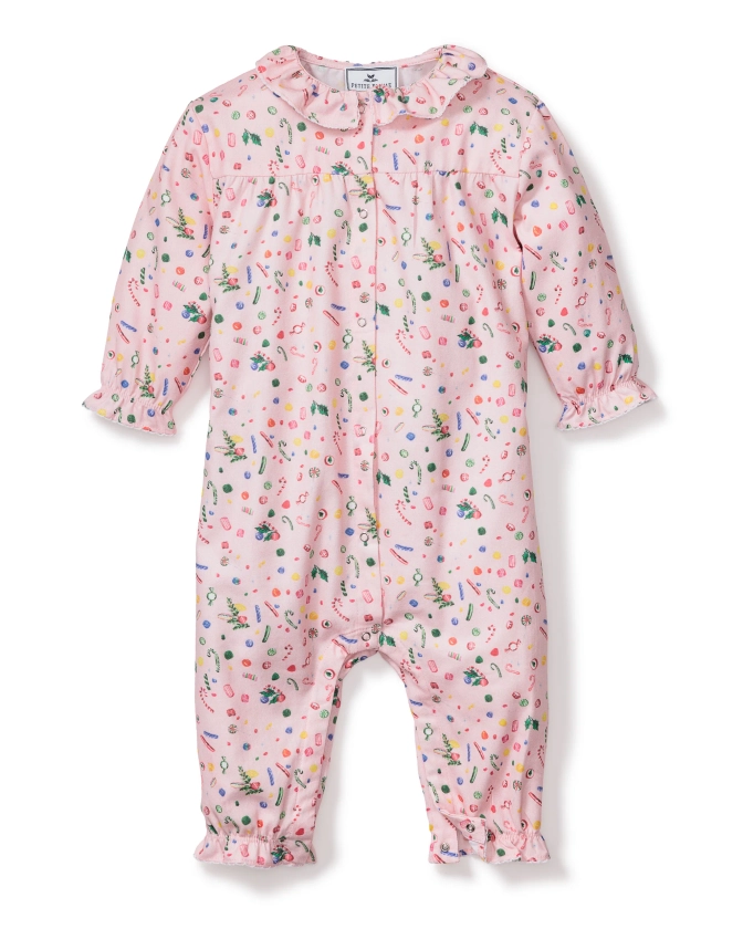 Baby's Twill Madeline Romper in Vintage Sweets