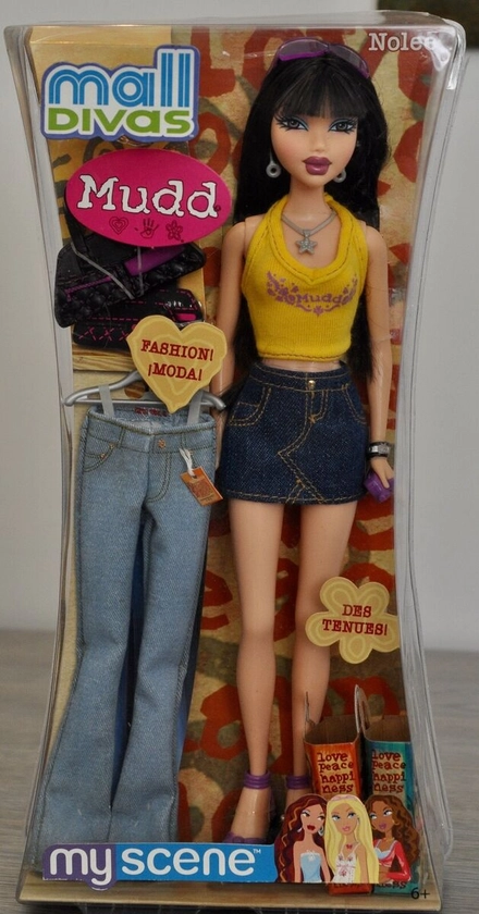 2005 Mattel MY SCENE Barbie NOLEE MUDD Jeans MALL Maniacs DIVAS #J1098 NEW NRFB
