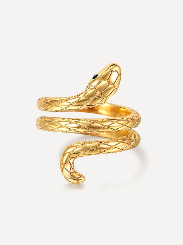 Snake Ring Gold