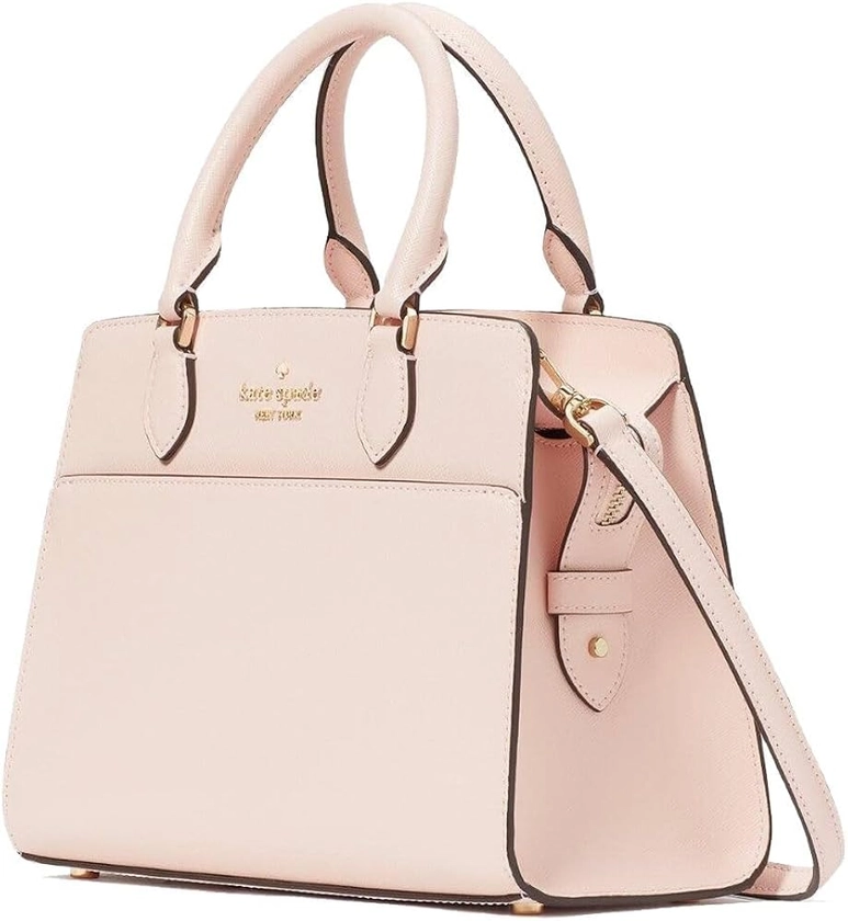 Kate Spade New York Madison Small Satchel Handbag Crossbody (Conch Pink)