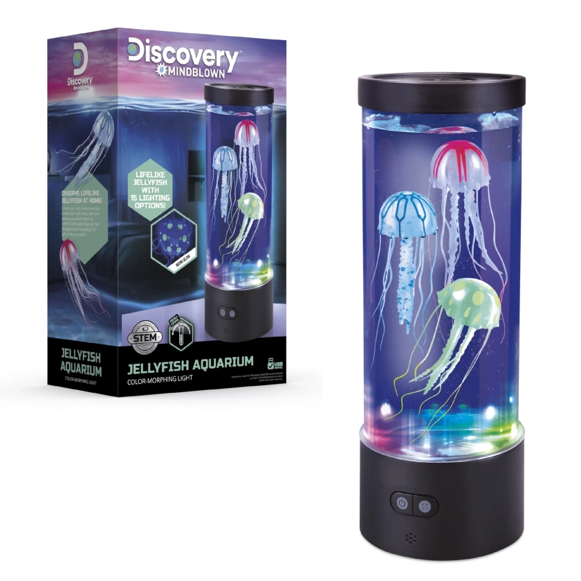 Discovery #Mindblown Jellyfish Aquarium Color-Morphing Lamp for Children & Elementary School