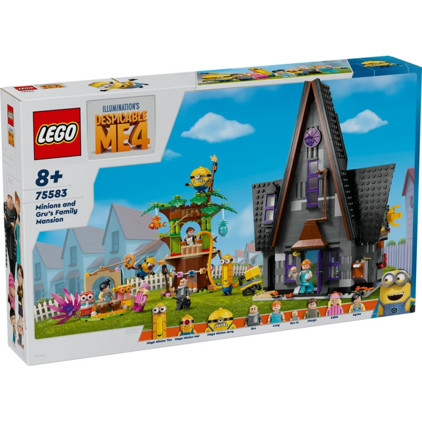 LEGO Despicable Me 4 Minions and Gru's Family Mansion 75583 - The Minifigure Store - Authorised LEGO Retailer - Buy Now Pay Later 0% Interest