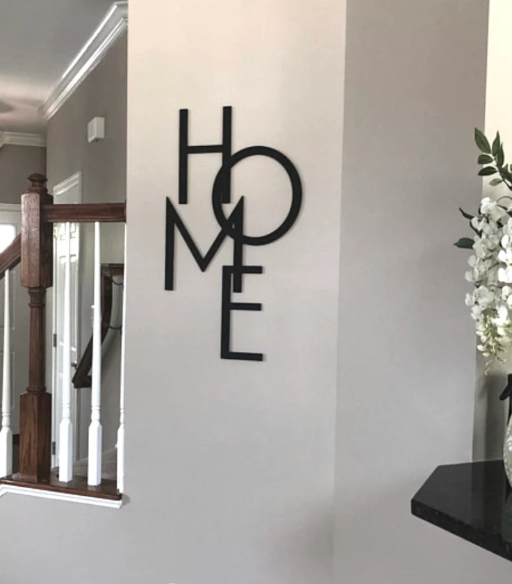 Home Wooden Wall Sign