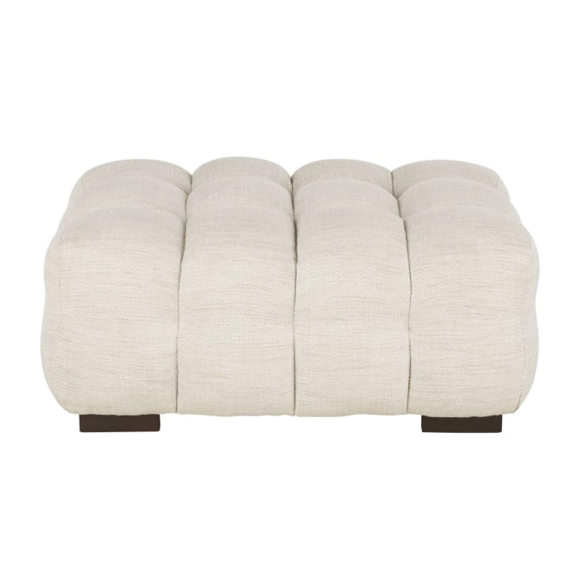 Pouf beige sable