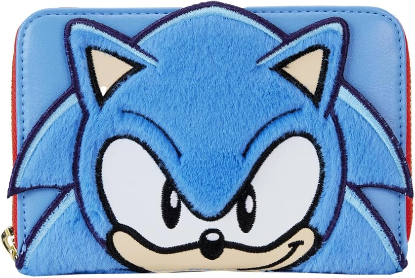 Loungefly Sonic The Hedgehog Classic Plush Zip Around Wallet