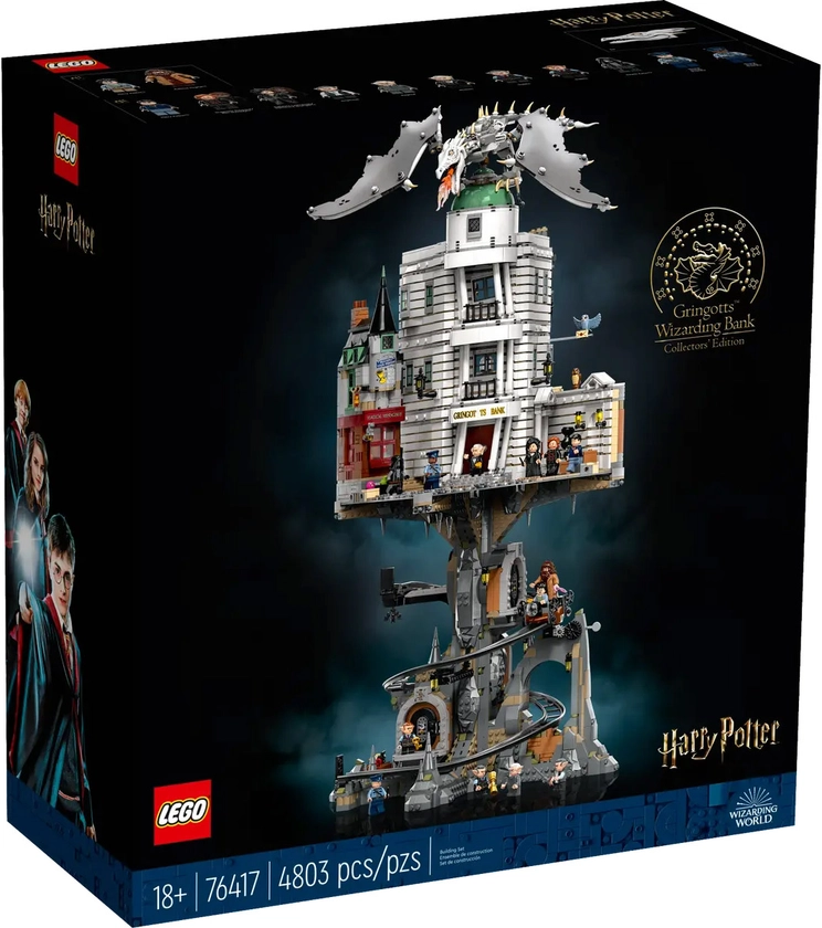 LEGO Harry Potter 76417 pas cher, La banque des sorciers Gringotts - Édition Collector