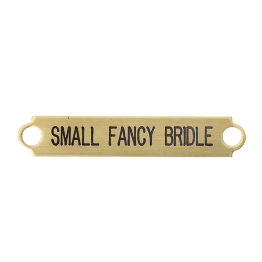 2" Fancy Bridle Nameplate | Dover Saddlery