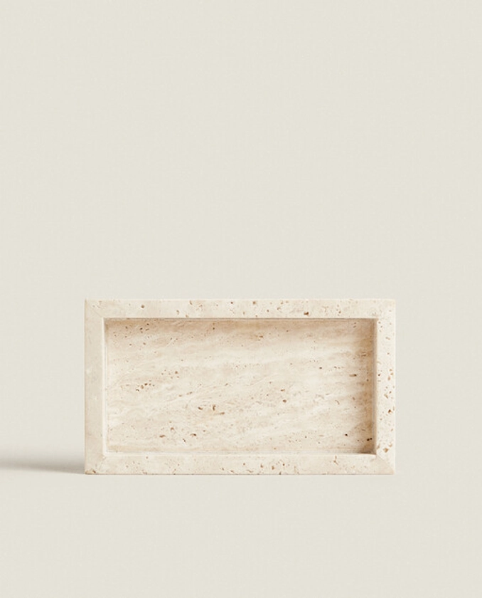 VASSOIO BAGNO MARMO BEIGE | Zara Home Italia