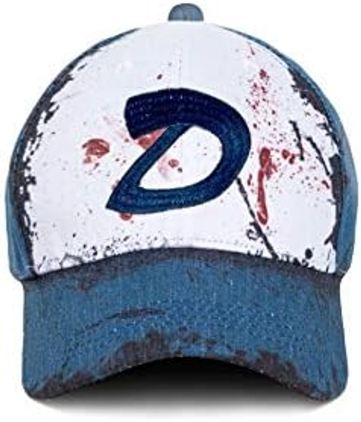 Pandacos Clementines Bloed Stain & Dirt Dead Zombies Baseball Cap Halloween Cosplay Accessoires Unisex Leisteen Blauw/Wit, One Size, Blauw/Wit : Amazon.com.be: Mode