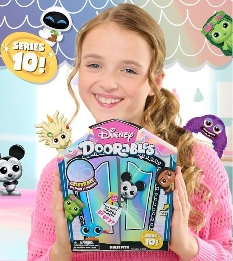 DOORABLES Disney, Coffret Multi Peek avec 5, 6 ou 7 Figurines Surprises, Nouvelle série, 100, 80 Personnages à Collectionner, Modèles aléatoires, Jouets pour Enfants à partir de 5 Ans, DRB15 : Amazon.fr: Jeux et Jouets