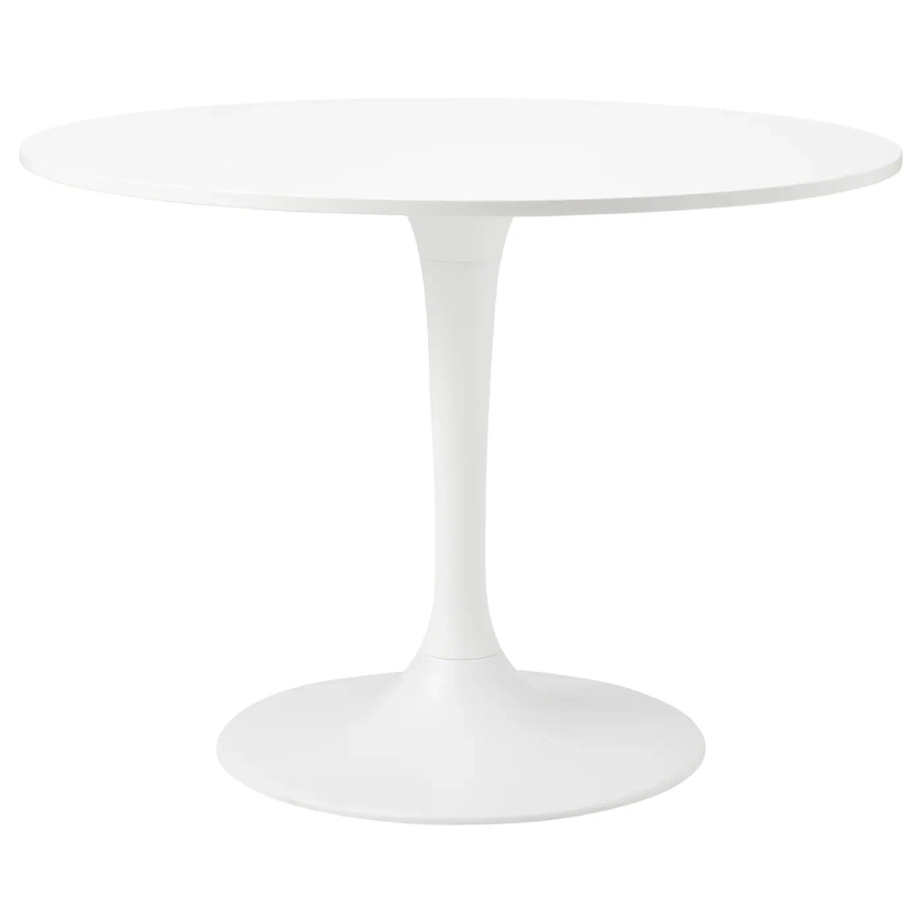 DOCKSTA dining table, white/white., 103 cm - IKEA
