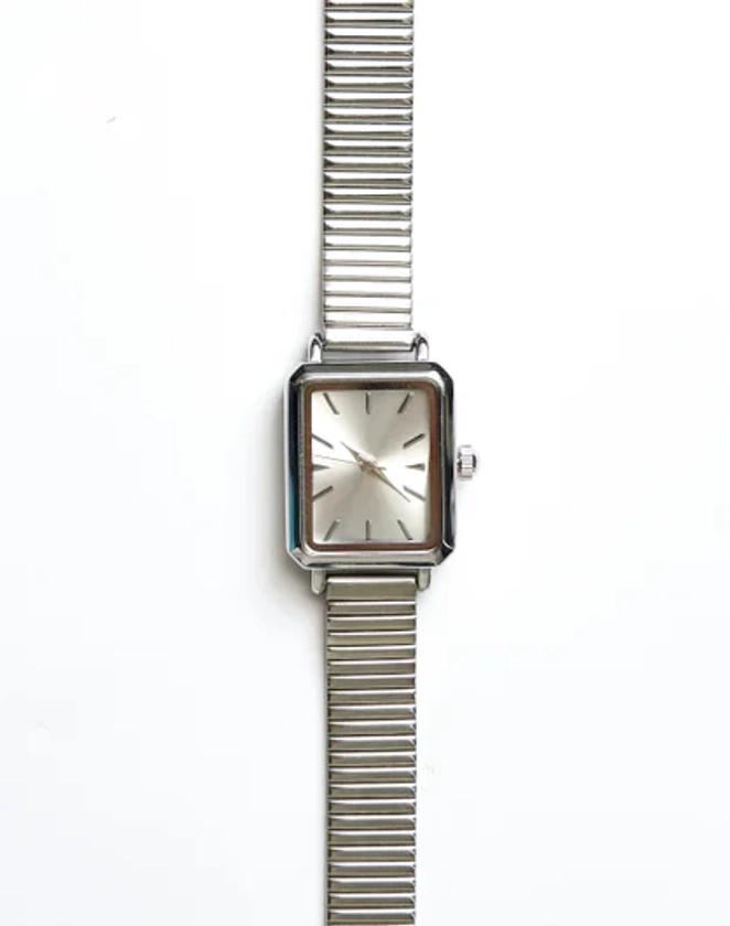 Classic Tight Link Watch in Silver | Glassons AU