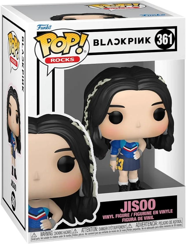 Funko Pop! Rocks: Blackpink - Jisoo - Figurine en Vinyle à Collectionner - Idée de Cadeau - Produits Officiels - Jouets pour Les Enfants et Adultes - Music Fans