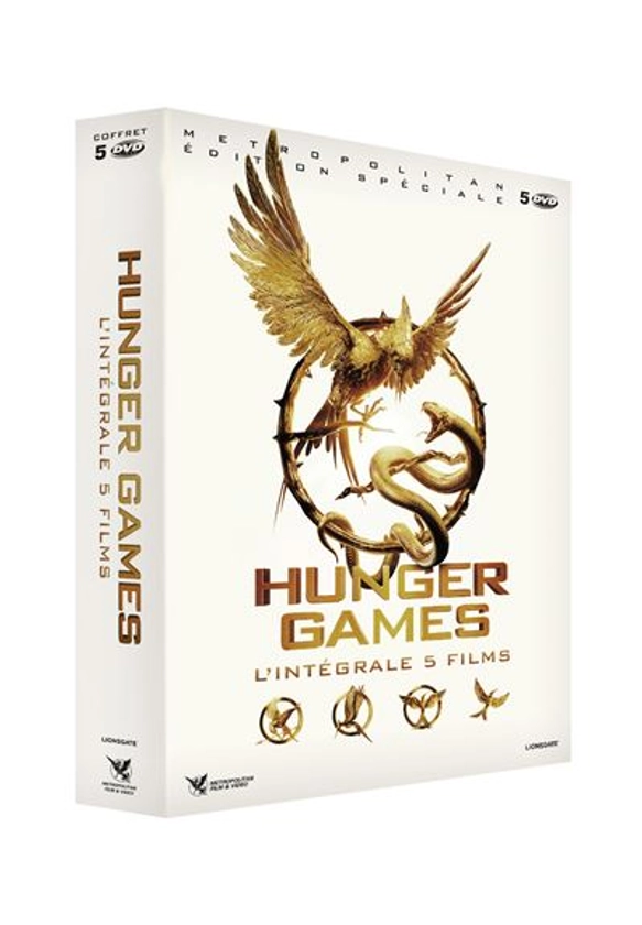 Coffret Hunger Games 5 Films DVD