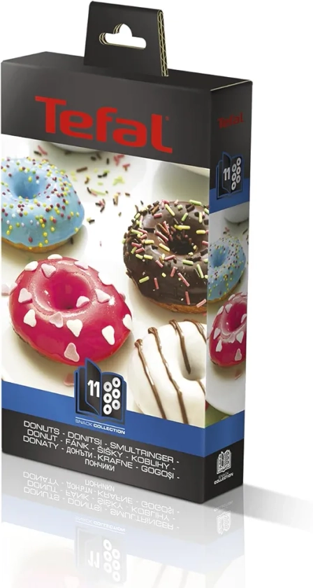 Tefal Coffret Snack Collection - 2 plaques beignets + 1 livre de recettes XA801112