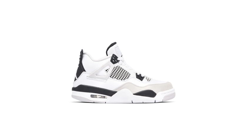 Air Jordan 4 Retro Military Black GS | 408452-111 | Laced