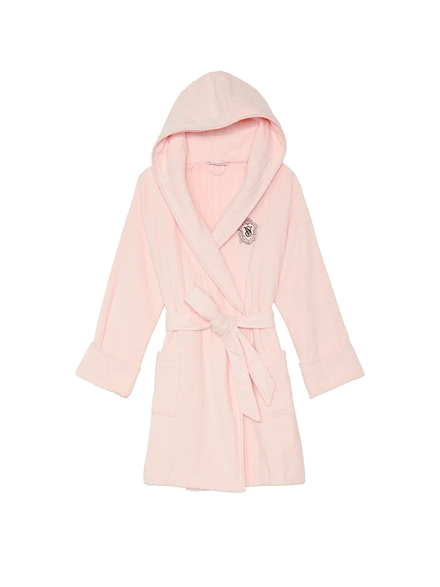 Buy Terry Hooded Short Robe - Order Robes online 1121852100 - Victoria's Secret