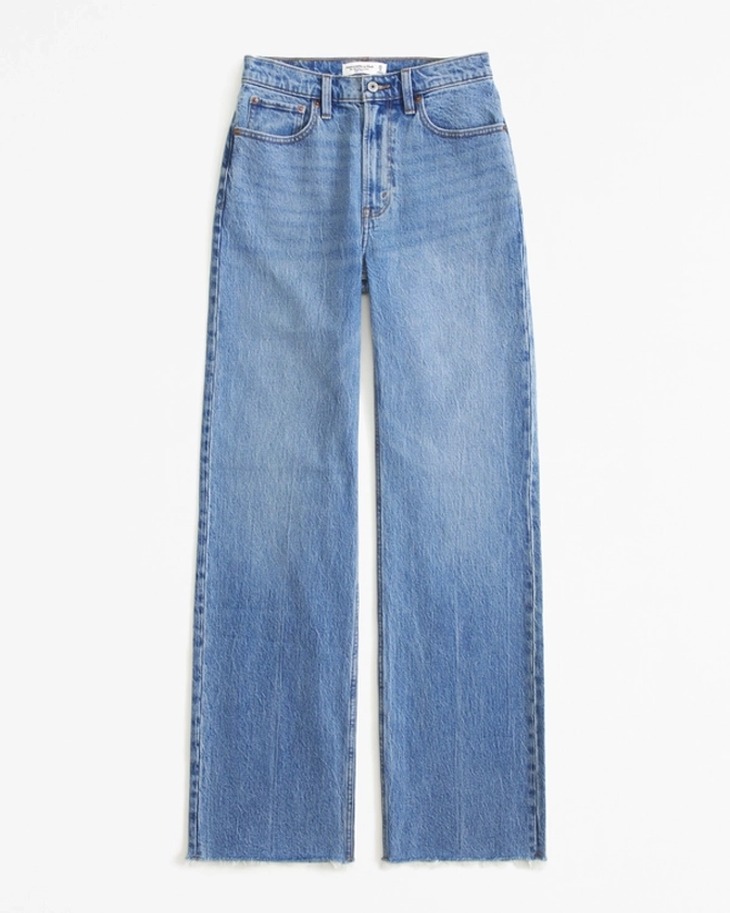 Women's High Rise 90s Relaxed Jean | Women's Bottoms | Abercrombie.com