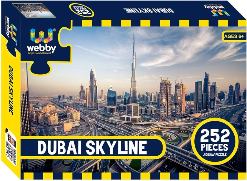 Buy Webby Dubai Skyline Jigsaw Puzzle, 252 Pieces Online at Low Prices in India - Amazon.in