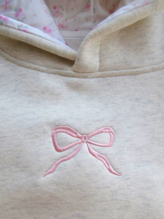 Pink Bow Hoodie