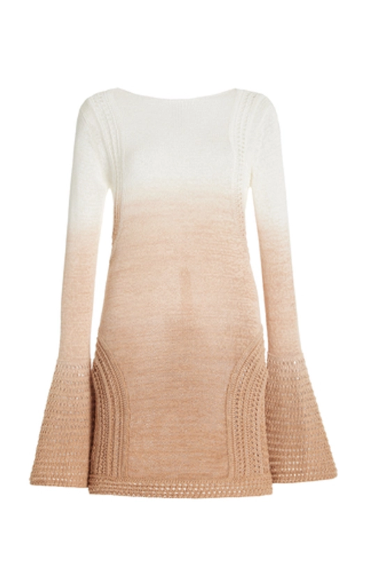 Orly Knit Cotton-Blend Mini Dress