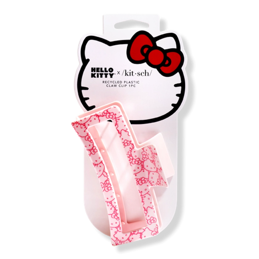 Hello Kitty x Kitsch Jumbo Claw Clip - Pink Kitty Faces - Kitsch | Ulta Beauty