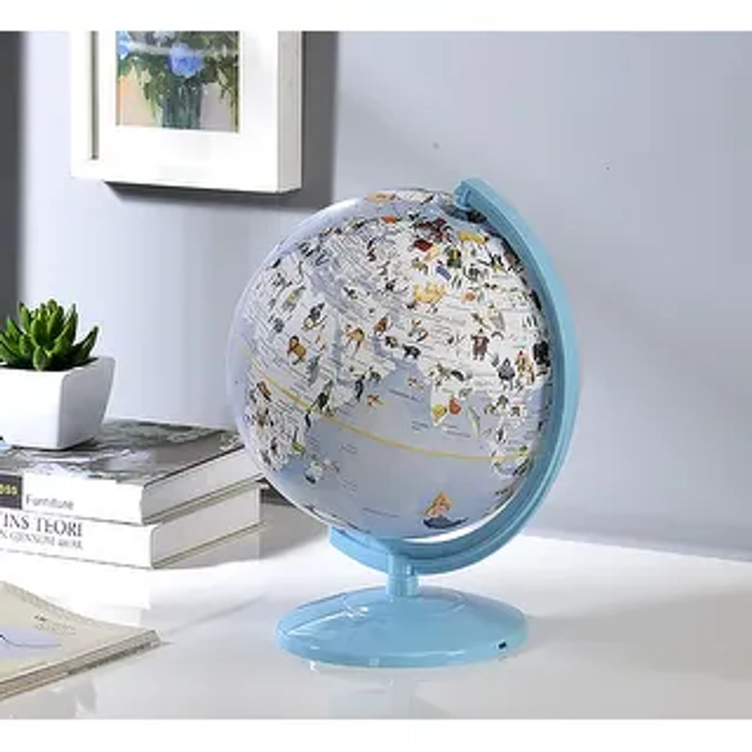 12.75 in. Animals Atlas World Globe Night LIght | Overstock.com Shopping - The Best Deals on Night Lights | 37164303