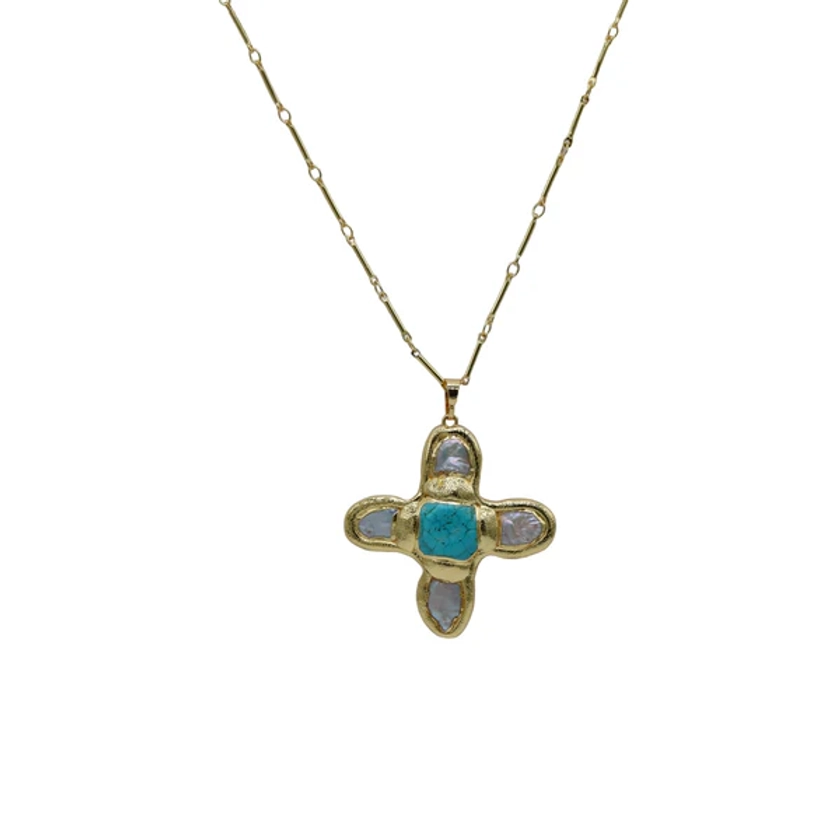 DEMIE CROSS NECKLACE