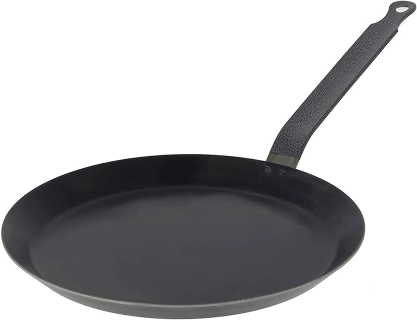 de Buyer Blue Steel Crepe Pan, Steel, 9.5 Inch