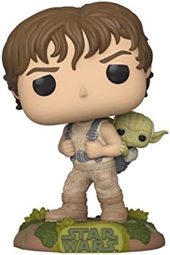 Amazon.com: Funko Pop! Star Wars: Star Wars - Training Luke with Yoda,Multicolor,3.75 inches : Toys & Games