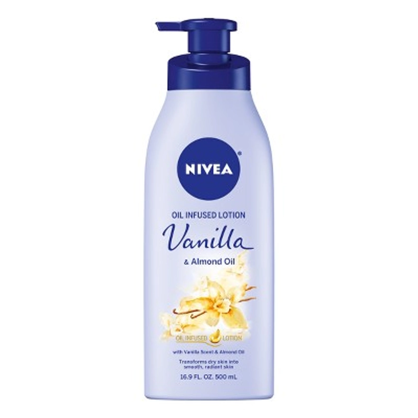Nivea Oil Infused Body Lotion with Vanilla and Almond Oil - 16.9 fl oz