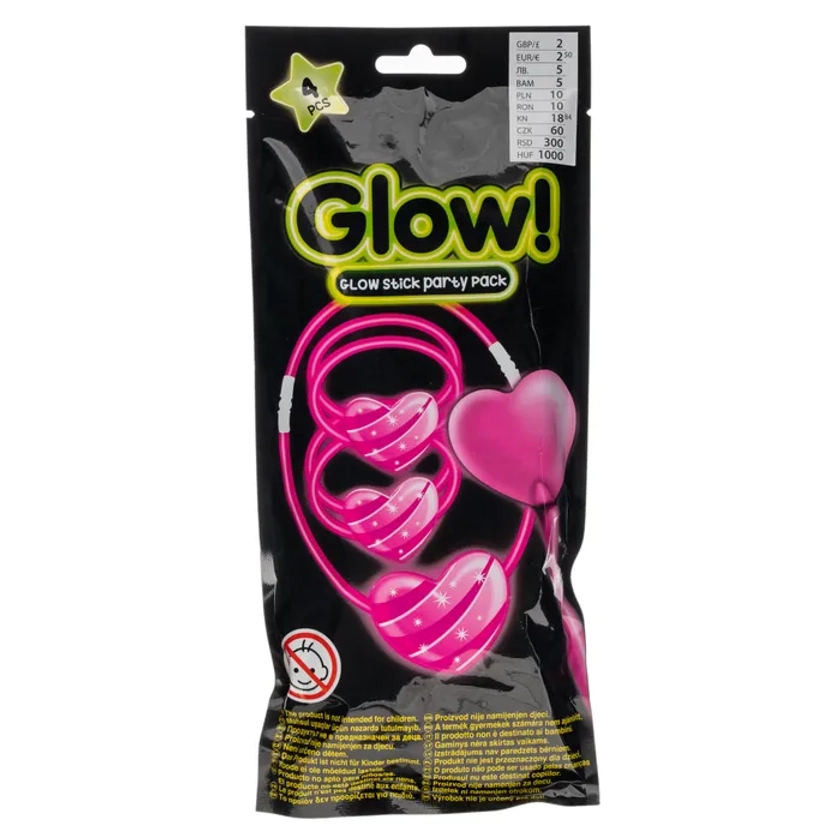 Fluorescent Glow Sticks Party Pack - Pink