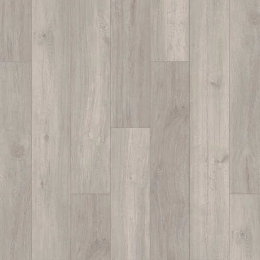 Arreton Light Grey Oak 12mm Laminate Flooring - 1.48m2 | Wickes.co.uk