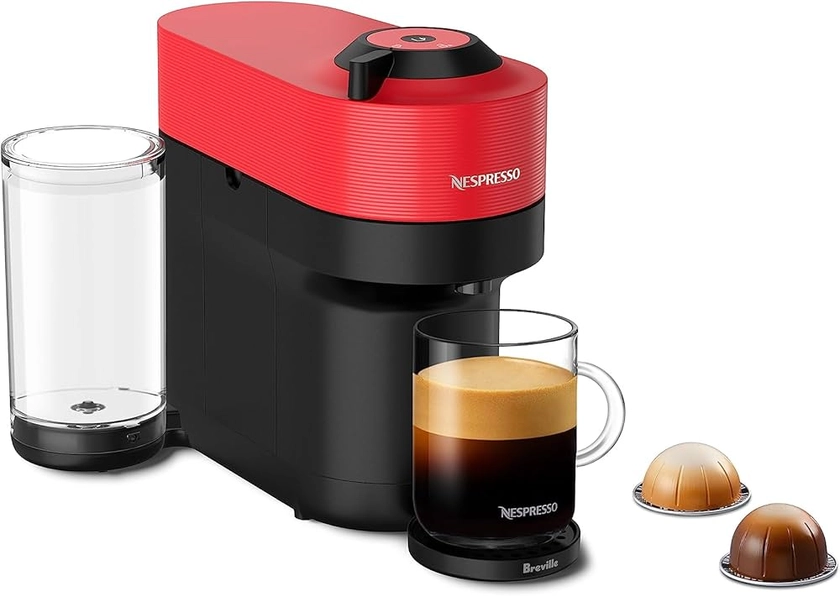 Nespresso Vertuo Pop+ Coffee and Espresso Machine by Breville - Spicy Red : Amazon.ca: Home