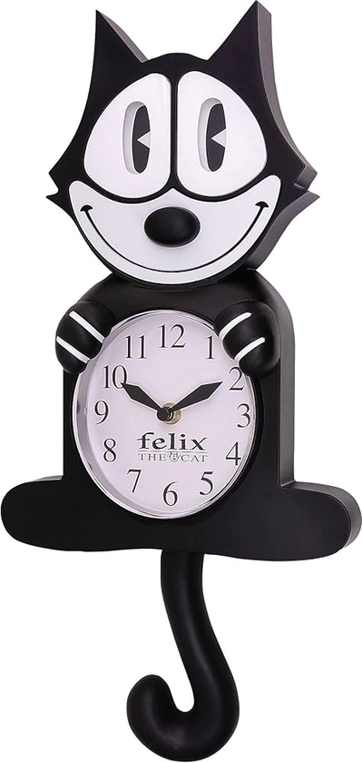 BLUE ISLAND Felix The Cat, 3D Motion Wall Clock, Size 44" x 19" x 7", Birthday Gift, cat Lovers, Collection Gift.: Wall Clocks: Amazon.com.au