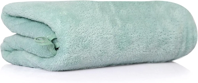 Glivary Microfiber Large 300 TC Bath Towels | (70X140) Extra Soft Plush & Quick Dry High Absorbency Large Size Towels For Bathing (Pista Green) : Amazon.in: Home & Kitchen